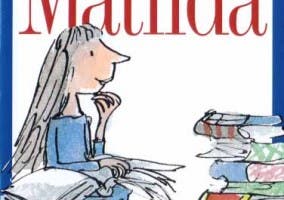 Matilda, portada del libro de Roald Dahl