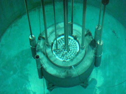 Núcleo de un reactor nuclear