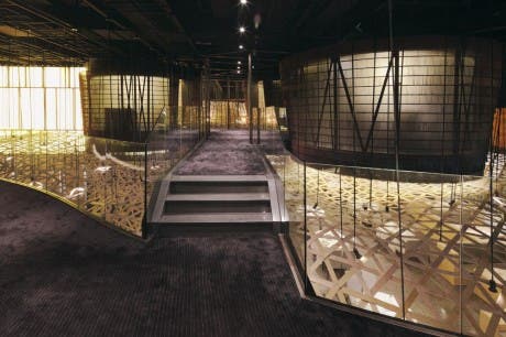 Celosías de Bambú: Tang Palace de Atelier FCJZ