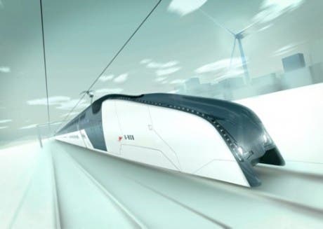 Interior del concepto de tren de alta velocidad australiano A-HSV