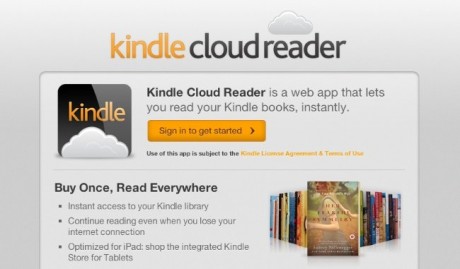 Amazon presenta Kindle Cloud Reader