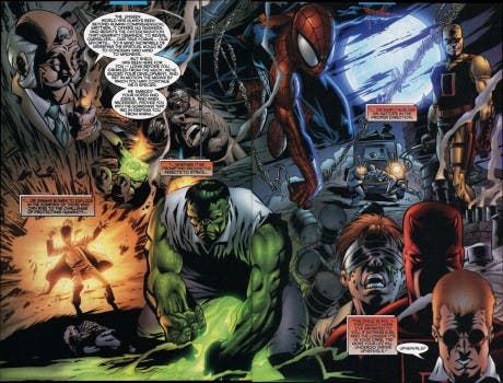 Ilustración interior de Daredevil Diablo Guardián