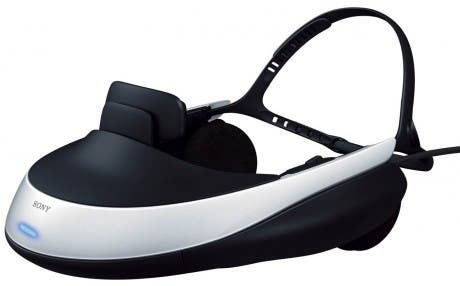 Imagen del headset 3D HMZ-T1 de Sony