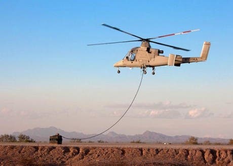 Kaman K-MAX, helicóptero de Estados Unidos por control remoto