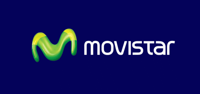Logo de la compañía telefónica Movistar