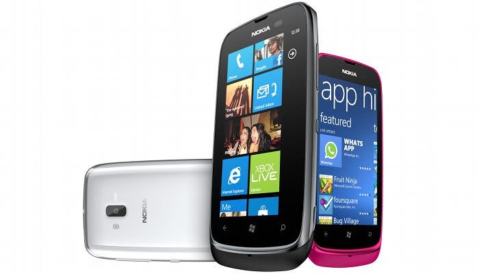 Fotografía de varios móviles Nokia Lumia 610