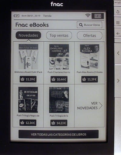 Tienda de libros del eBook de Fnac
