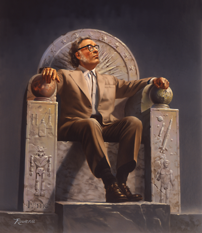 Isaac Asimov trono