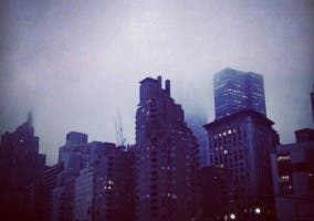 Un día gris en la ciudad
