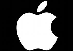 Logo con la manzana mordida característica de Apple