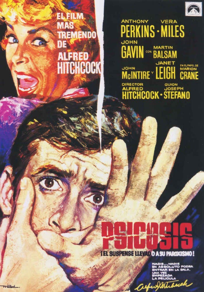 Poster de la película Psicosis