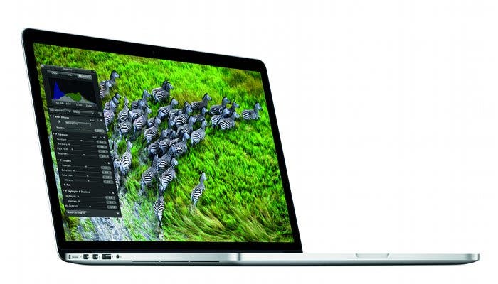 Fotografía del MacBook Pro con pantalla Retina de Apple