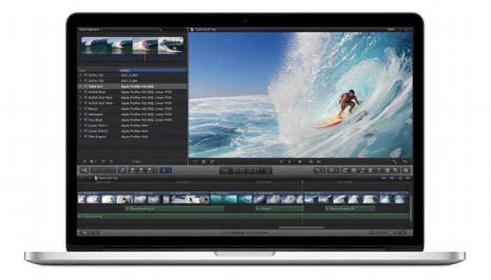 Fotografía del nuevo MacBook Pro con pantalla Retina