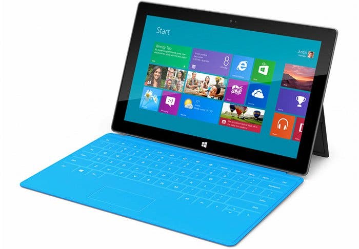 Fotografía de la nueva tablet Microsoft Surface