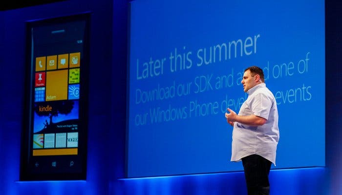 Fotografía del Windows Phone Summit en el que se presentó Windows Phone 8