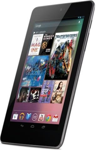 Fotografía de el tablet Nexus 7, de Google y ASUS