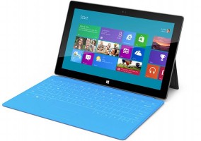 Fotografía de Microsoft Surface con su teclado