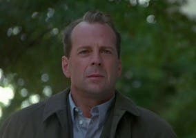 Fotograma de Bruce Willis en "El Sexto Sentido"