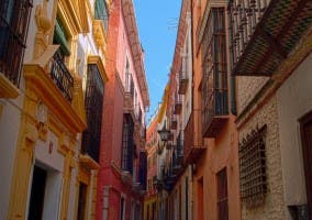 Imagen en HDR de las calles de Sevilla