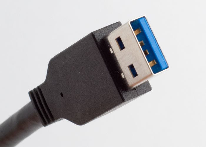 Imagen de un conector USB 3.0