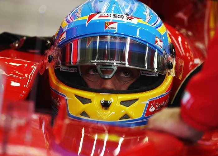 Alonso concentrado
