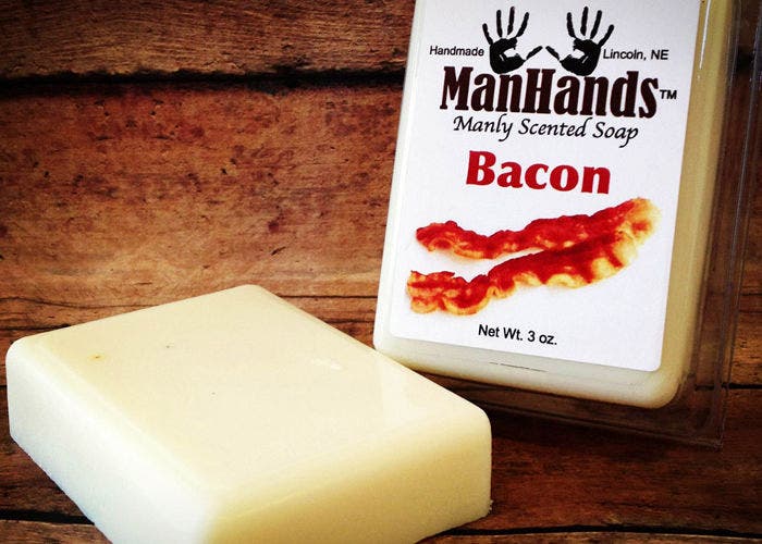 ManHands, jabón con olor a  bacon