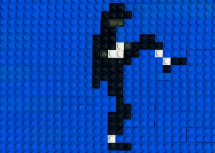 Captura de la animación de Michael Jackson realizada en LEGO