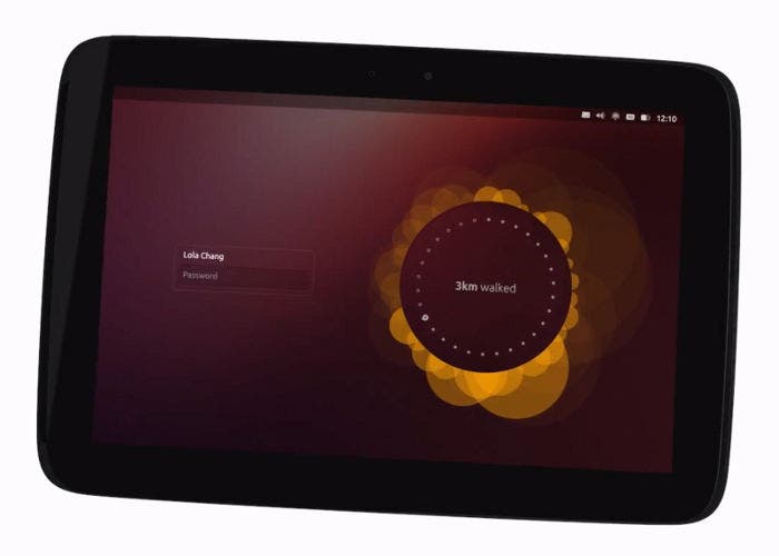 Imagen de la versión del sistema operativo Ubuntu para tablets