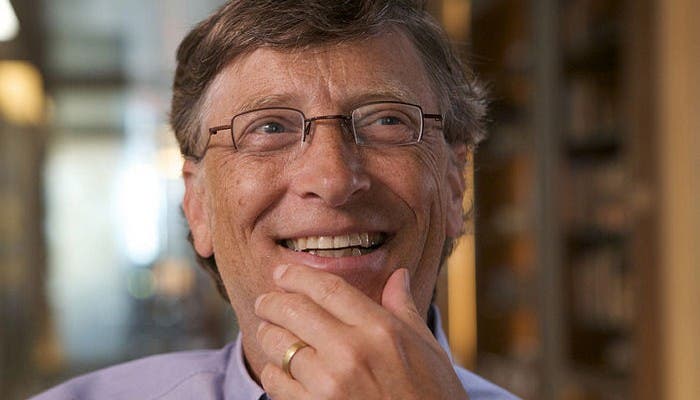 Primer plano de Bill Gates
