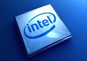 Logo de Intel en un procesador