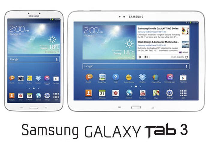 Samsung presenta dos nuevos dispositivos de la gama Galaxy Tab 3