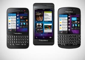 Los tres terminales con BlackBerry 10