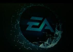 Logo EA en la conferencia del Gamescom