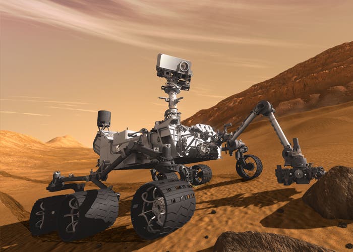 Curiosity Rover en Marte