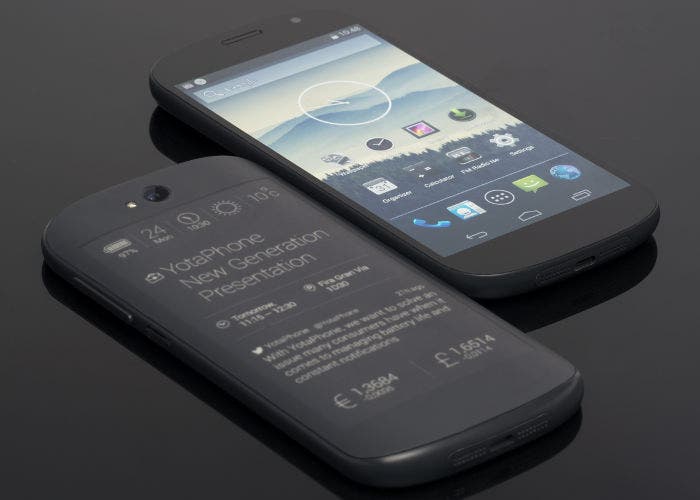 Imagen del prototipo del segundo YotaPhone