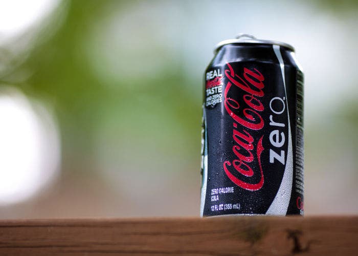 Una lata de Coca Cola Zero