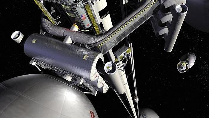 Concepto de ascensor espacial de la NAS