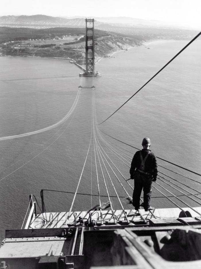 Así se construyó el Golden Gate de San Francisco
