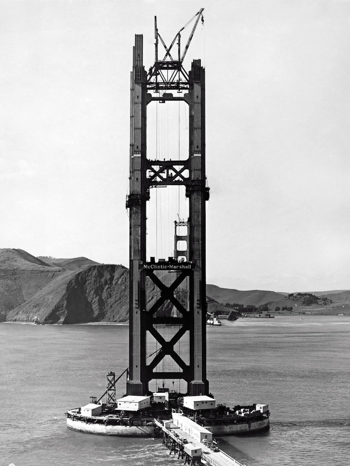 Así fue la construcción del Golden Gate Bridge