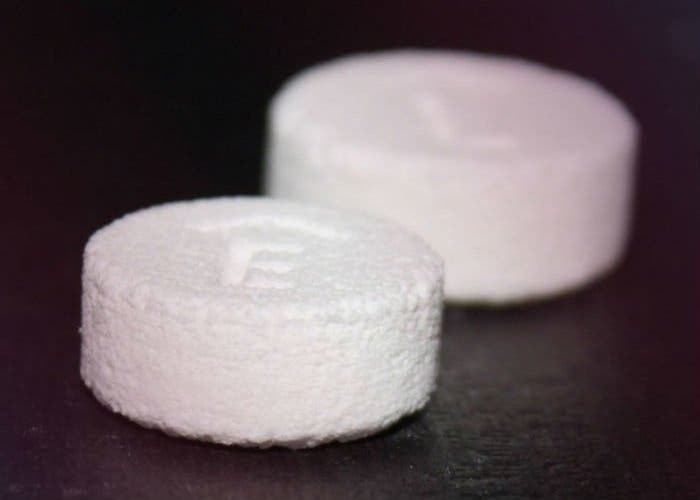 Imagen del primer fármaco impreso en 3D aprobado