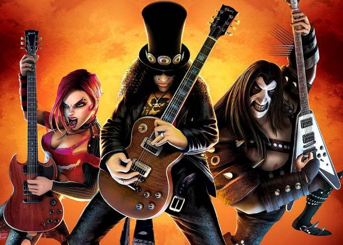 Imagen promocional del videojuego Guitar Hero