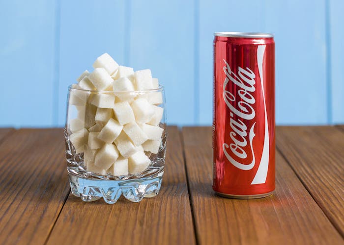 Coca-Cola y azucar relacion