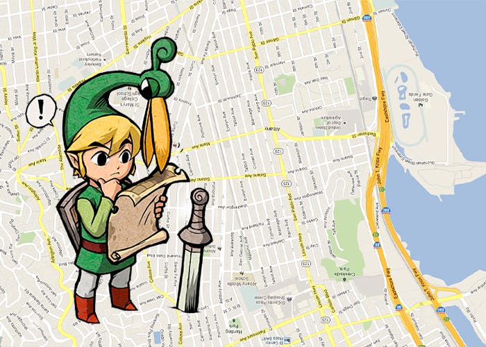 Zelda Link Google Maps