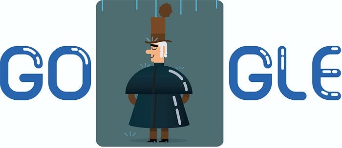 Google conmemora el 250º aniversario de Charles Macintosh, el inventor del impermeable