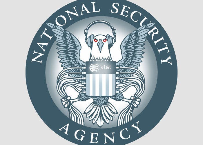 Logo paródico de la NSA
