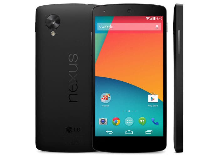Imagen del teléfono móvil Google Nexus 5