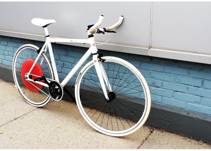Bicicleta con la rueda "inteligente" incorporada